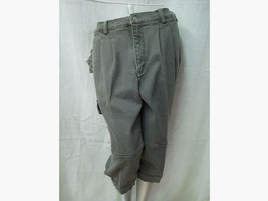 Denim Kniebundhose - mit Lycra