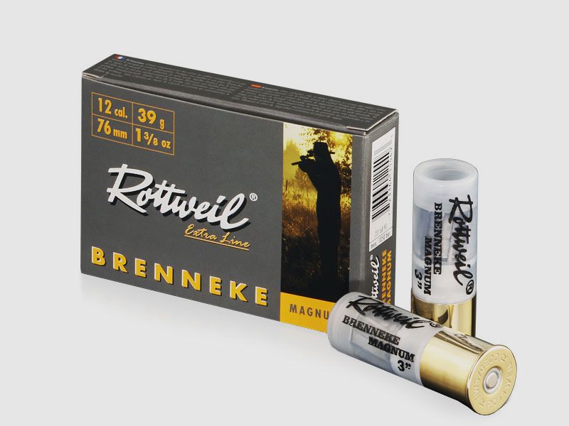 Rottweil BRENNEKE Magnum, kaliber 12/76 600grs 1 opakowanie (5 strzałów po 2,998 €*)