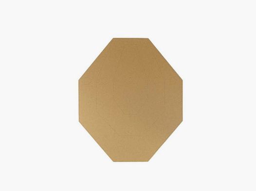Cardboard IPSC Target TAN-WHITE - 100 pcs.-Pack