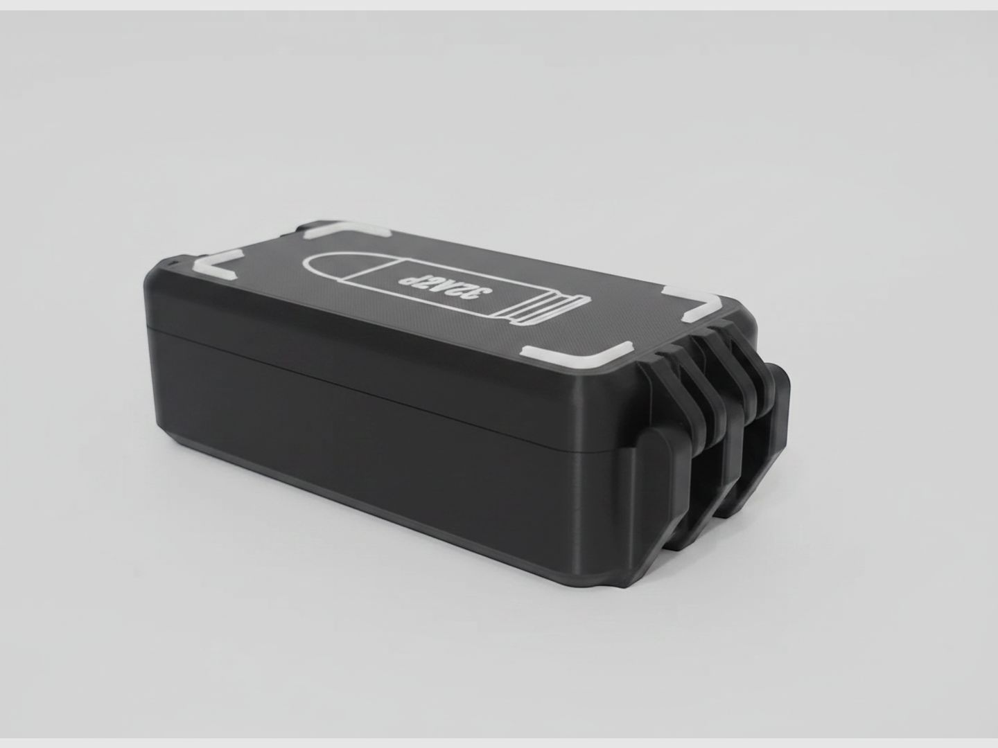 Filamelt Munitionsbox / 32 ACP / 'Klapp- / Rastdeckel' / Patronenbox, Ammo Box