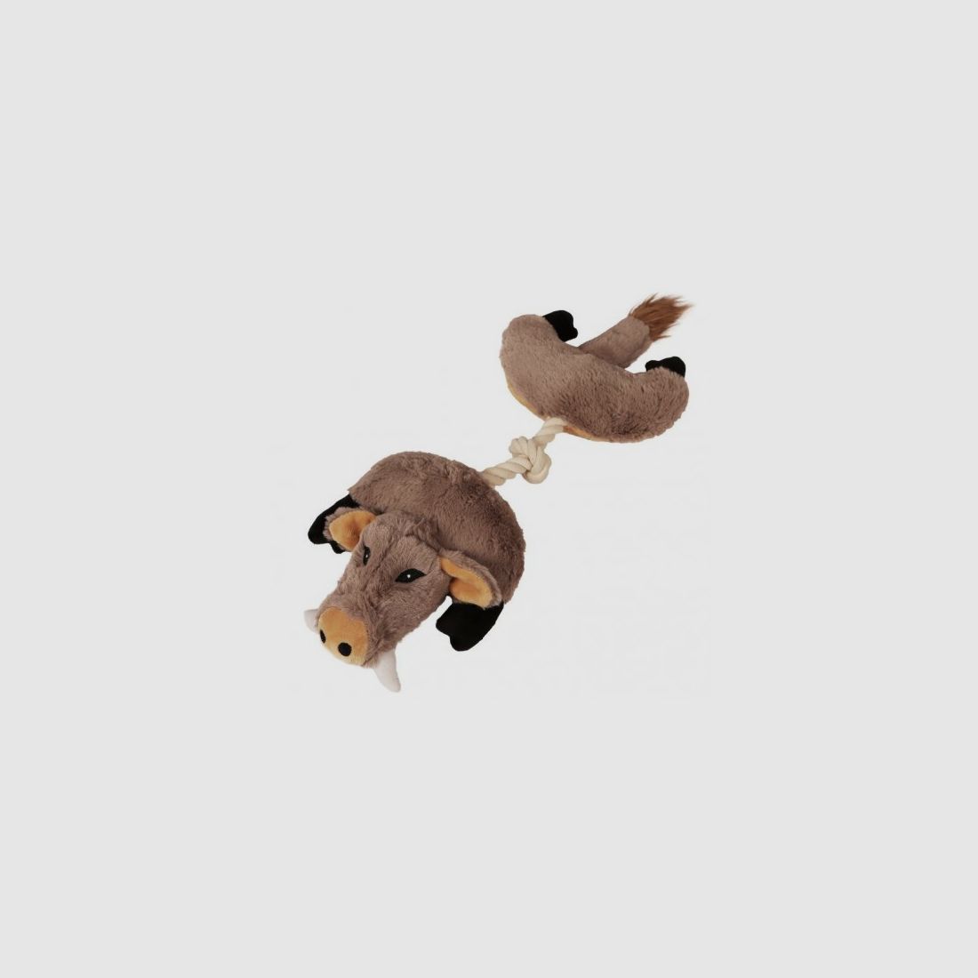 Plush wild boar for dogs