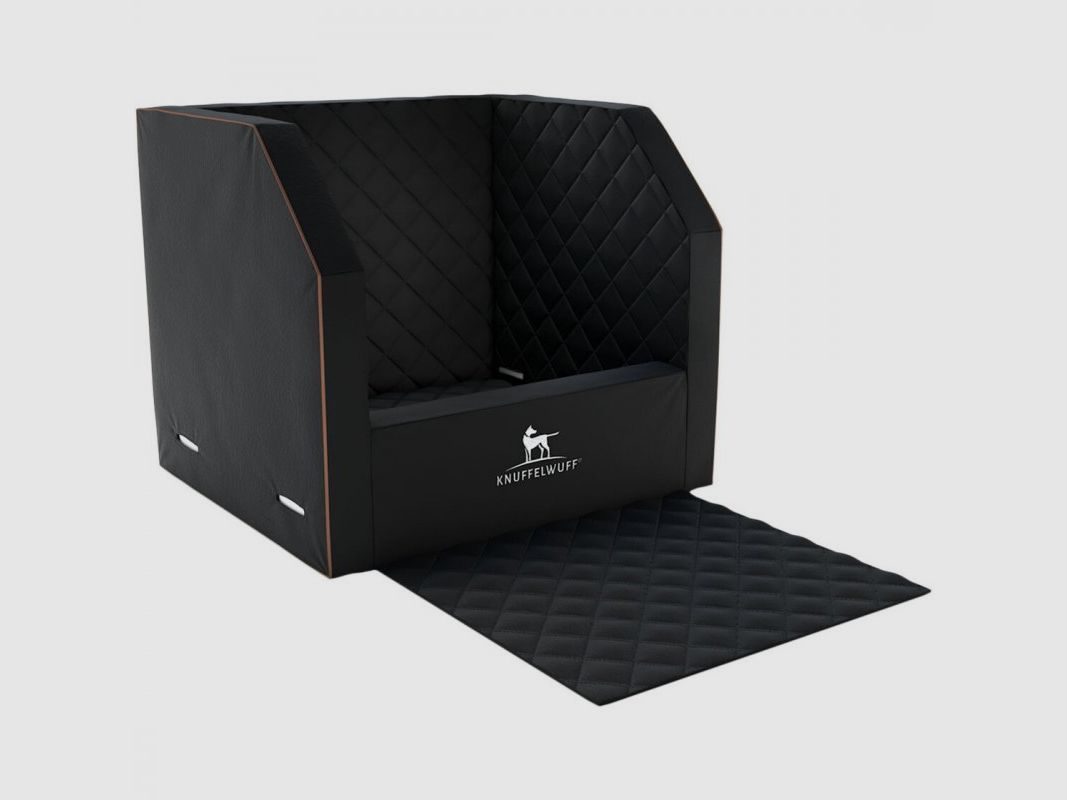 Knuffelwuff Cargo Hunde Auto Transportbox Vordersitz Größe 2 - 45x 45x 30cm