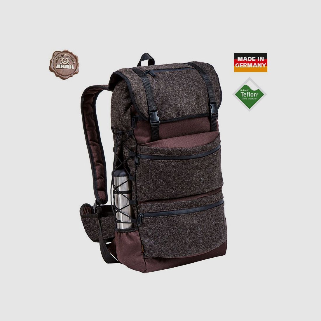 AKAH Gebirgs- und Trekking Rucksack Loden
