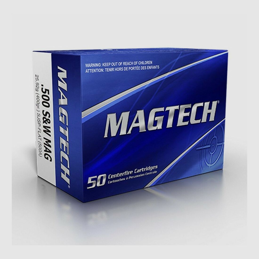 Magtech .500 S&W SJSP-Flach 400grs / 25,9g