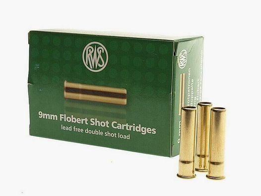 RWS 9mm Flobert tin zinc – 9 mm haglpatron – 50 stk.
