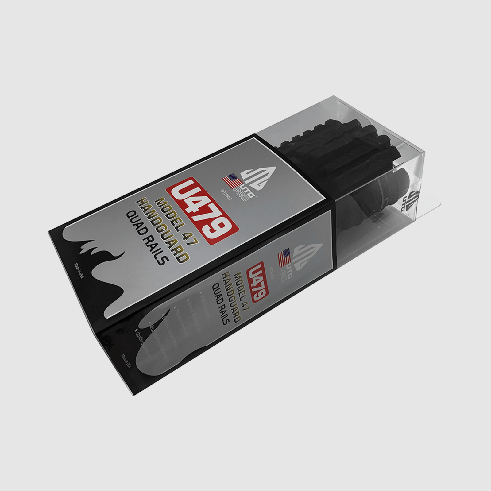 UTG PRO Universal AK47 Quad Rail Handguard, image 2 of 2