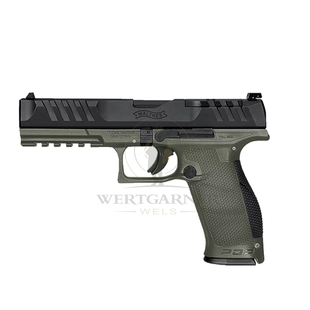 Walther PDP Full Size 5" OD Green 9mm Luger