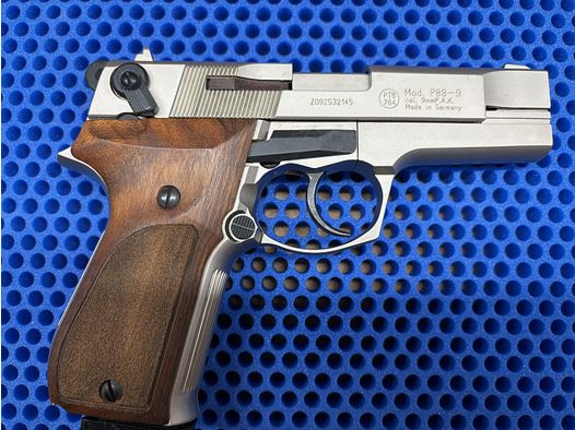 WALTHER P88 COMPACT - Nikkel /Hout