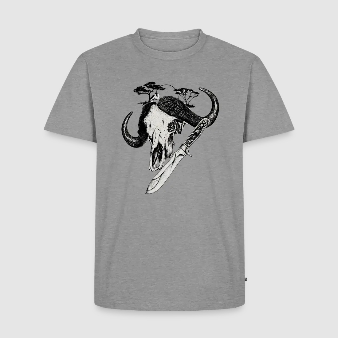 PUMA Men´s Premium T-Shirt „White Hunter – Big Game"
