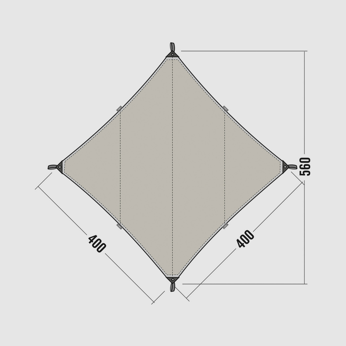 TATONKA Tarp 3 TC Sand-Beige