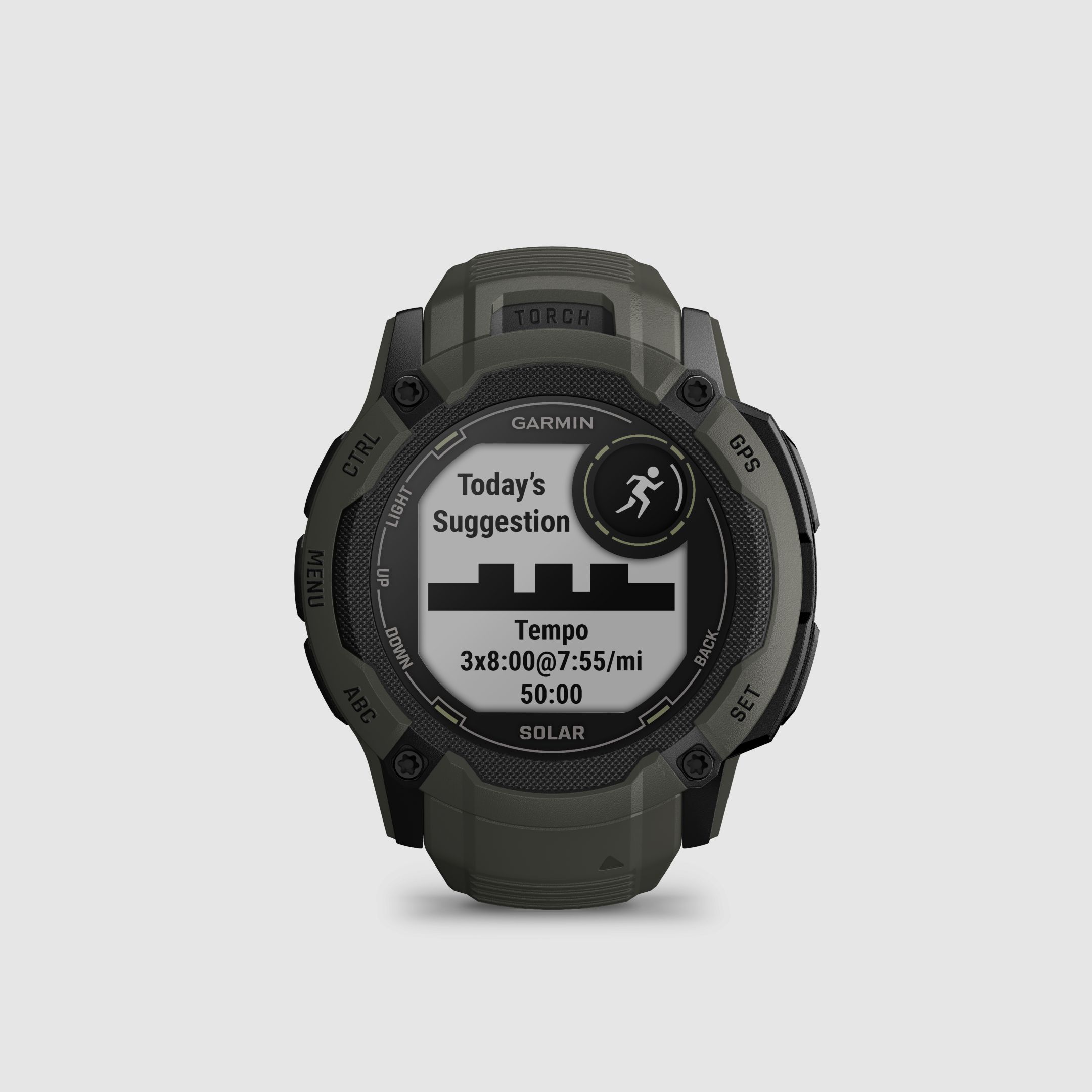 Garmin Instinct® 2X Solar, Moosgruen