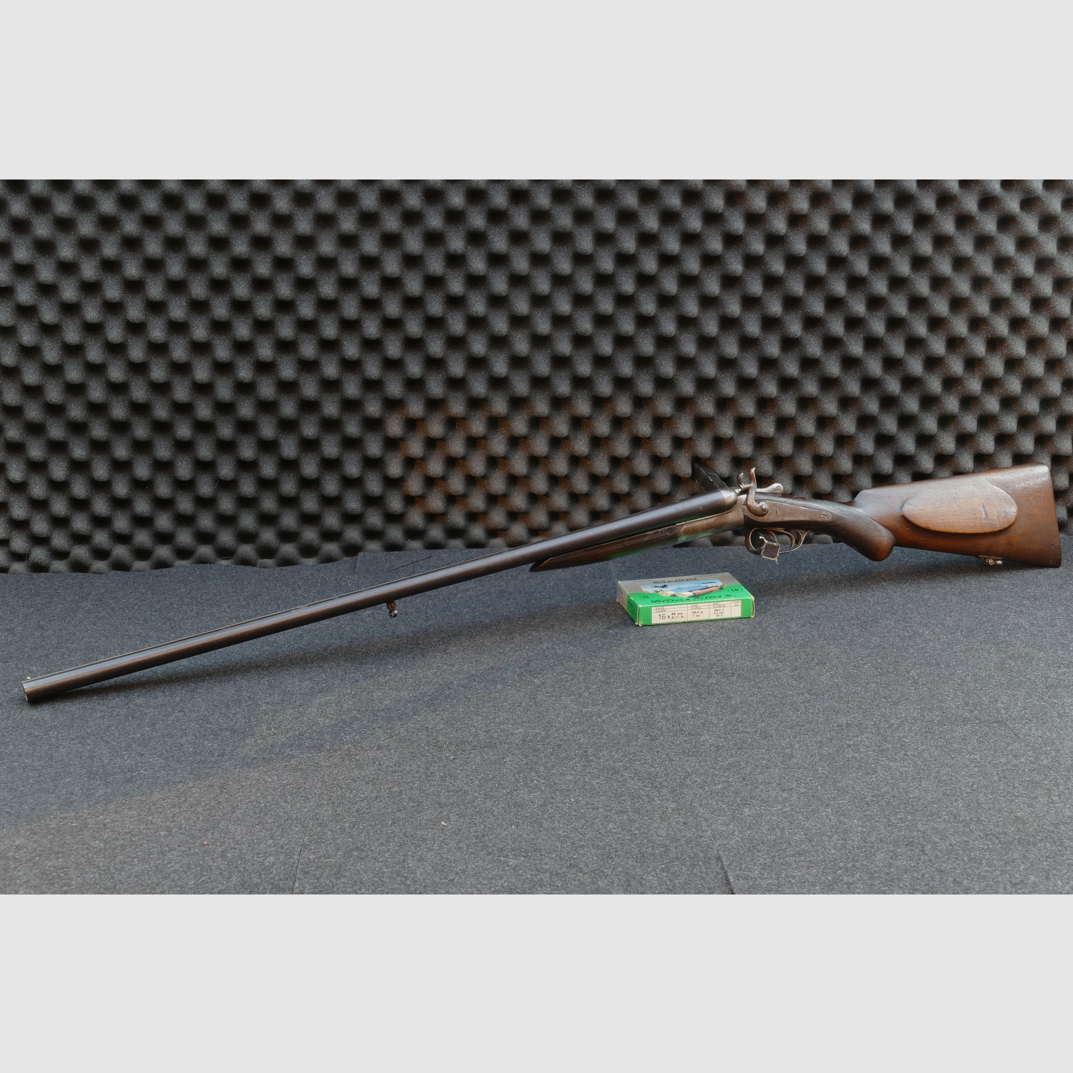 Fusil de chasse belge à double canon Clement Liège, calibre 16/65