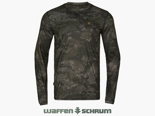 Härkila Langarmshirt Noctyx Camo AXIS MSP® Black
