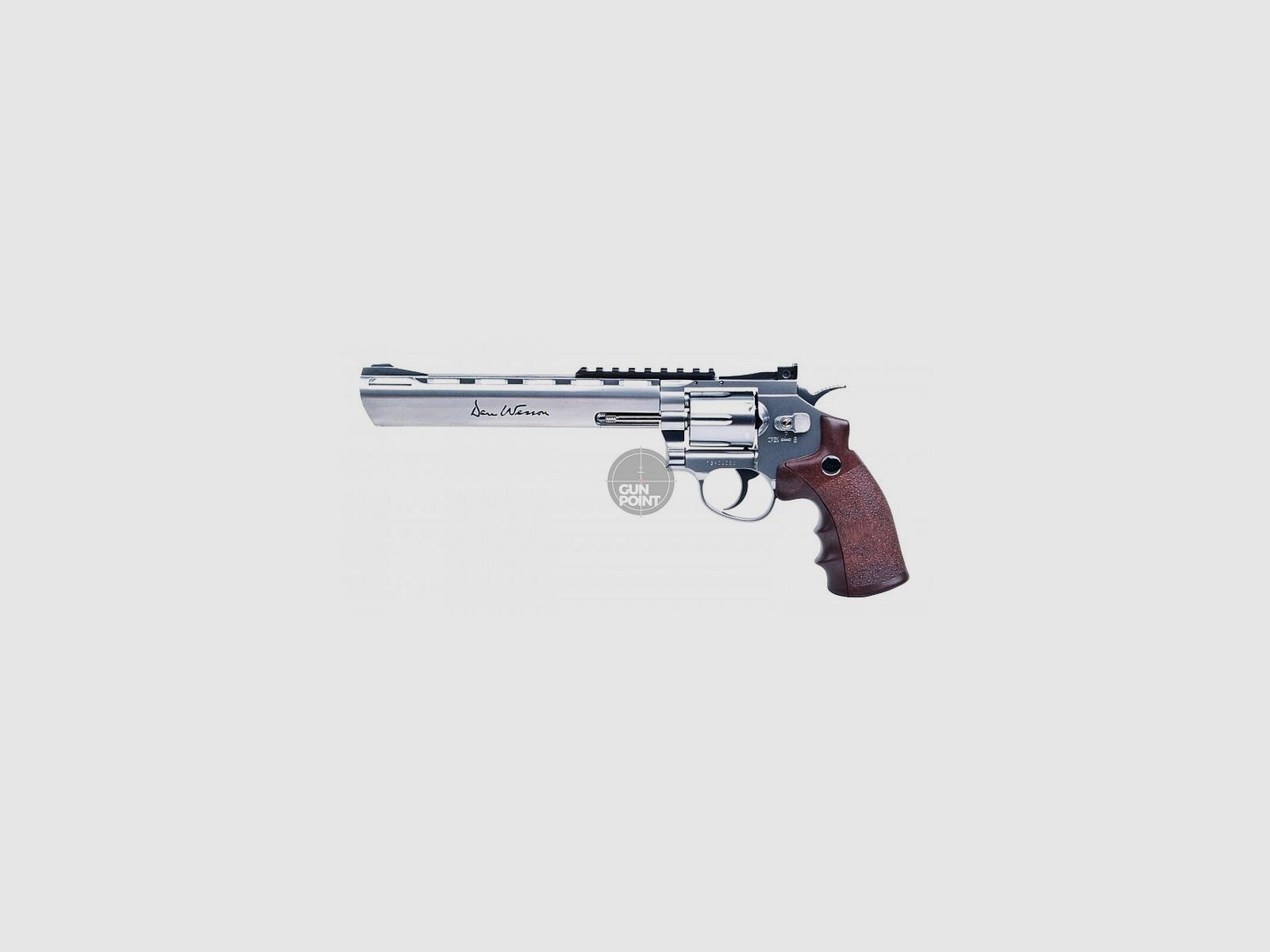 Luftpistole - Dan Wesson 8" Co2-System NBB Silber - Kal. 4,5 mm