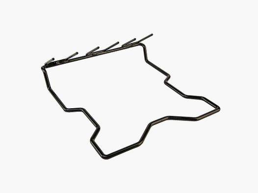 Lockdown 6 Gun Handgun Rack Barrel Down