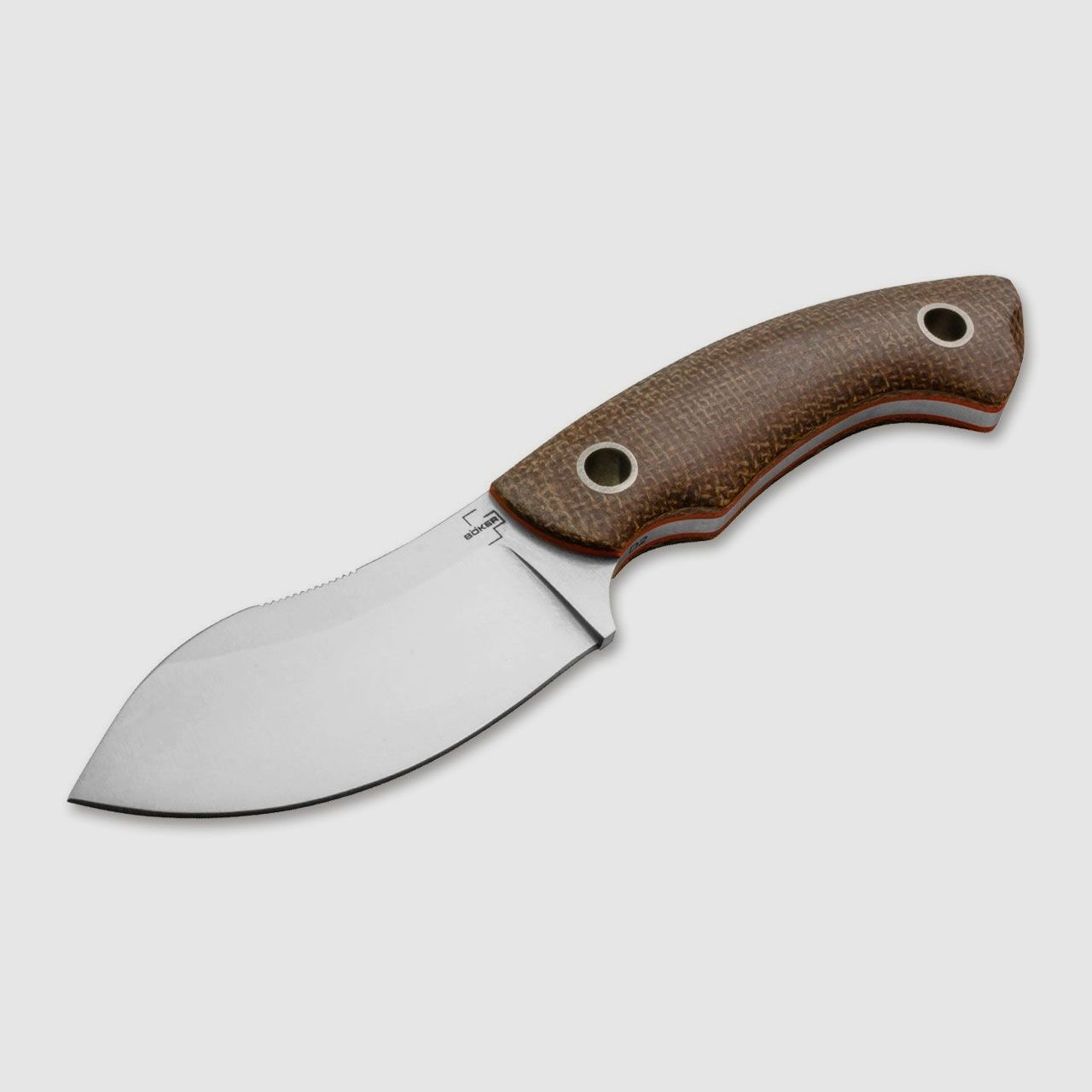 Nessmi Pro petit couteau de chasse avec étui en cuir