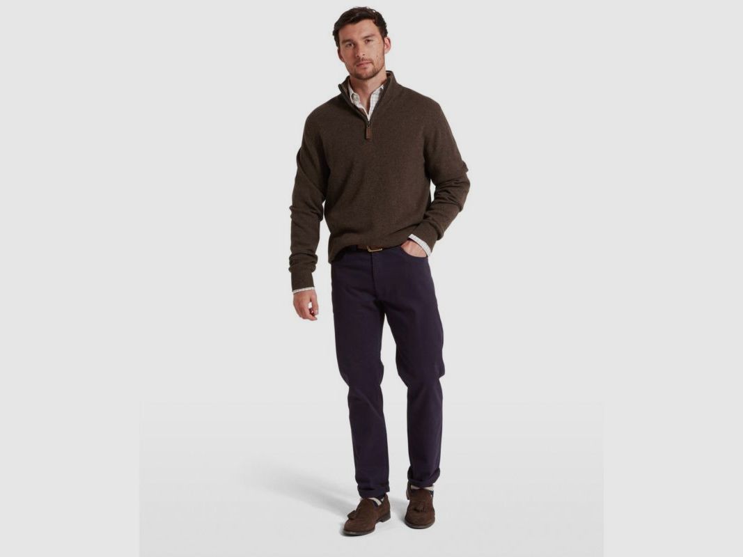 Schöffel H-Pullover Lewis with Zip | chocolate, image 12 of 12