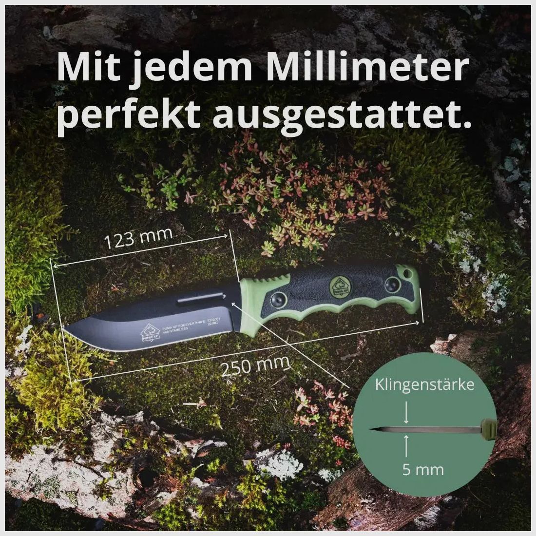 PUMA XP forever survival knife mit Feuerstarter