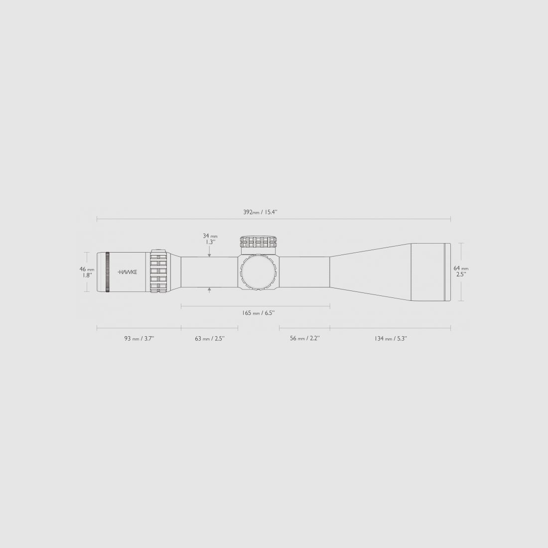 HAWKE FRONTIER 34 FFP 5-30X56 MIL PRO EXT 34MM, Bild 5 von 5
