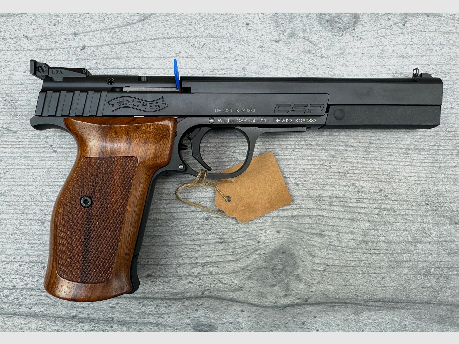 Vorführwaffe Carl WALTHER CSP Dynamic .22lr einstellbarer Matchabzug Sportpistole