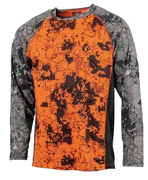 Somlys 058 Stretch Digital Orange Jagd-T-Shirt, Bild 2 von 2