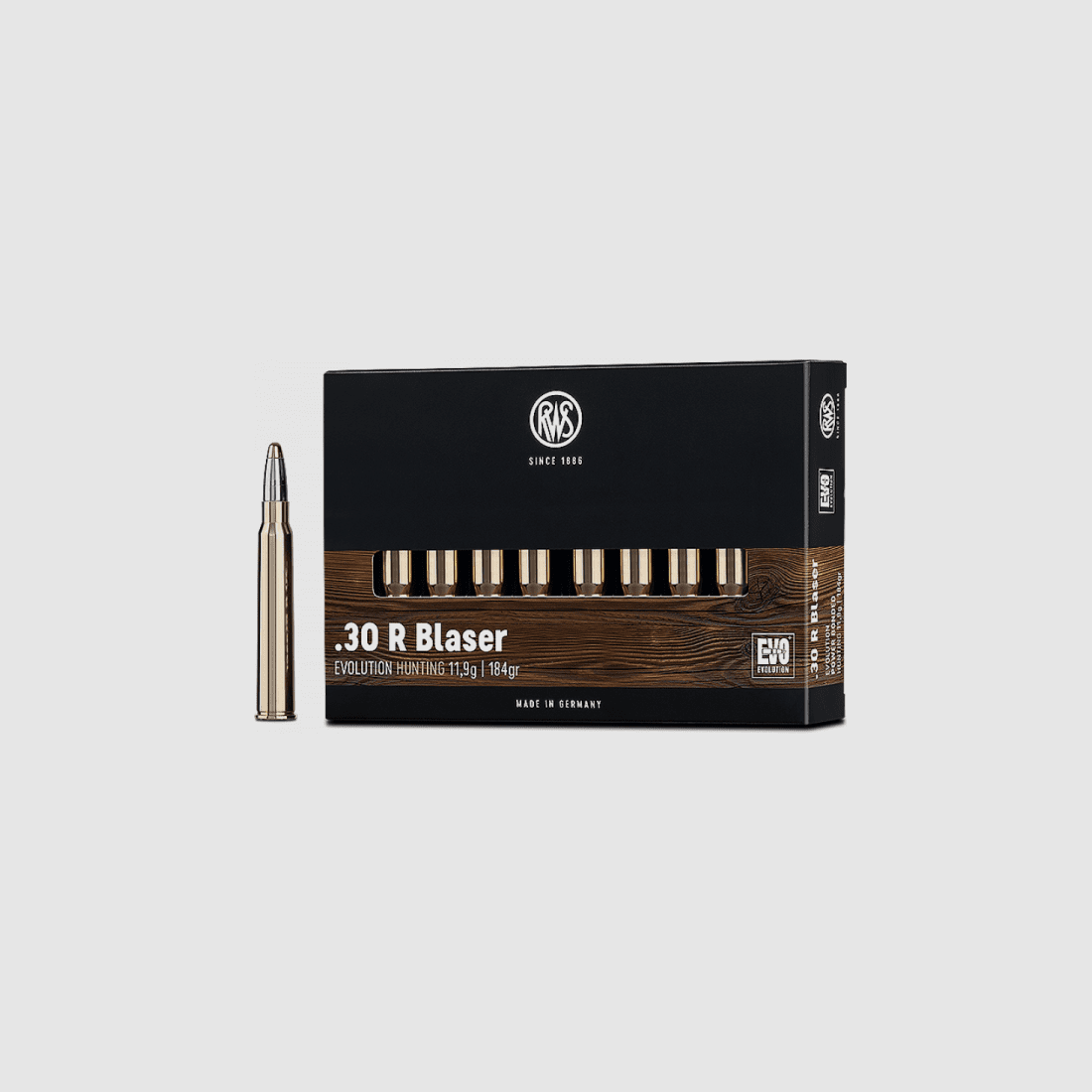 RWS .30 R Blaser Evo 184 gr. - 20 pcs