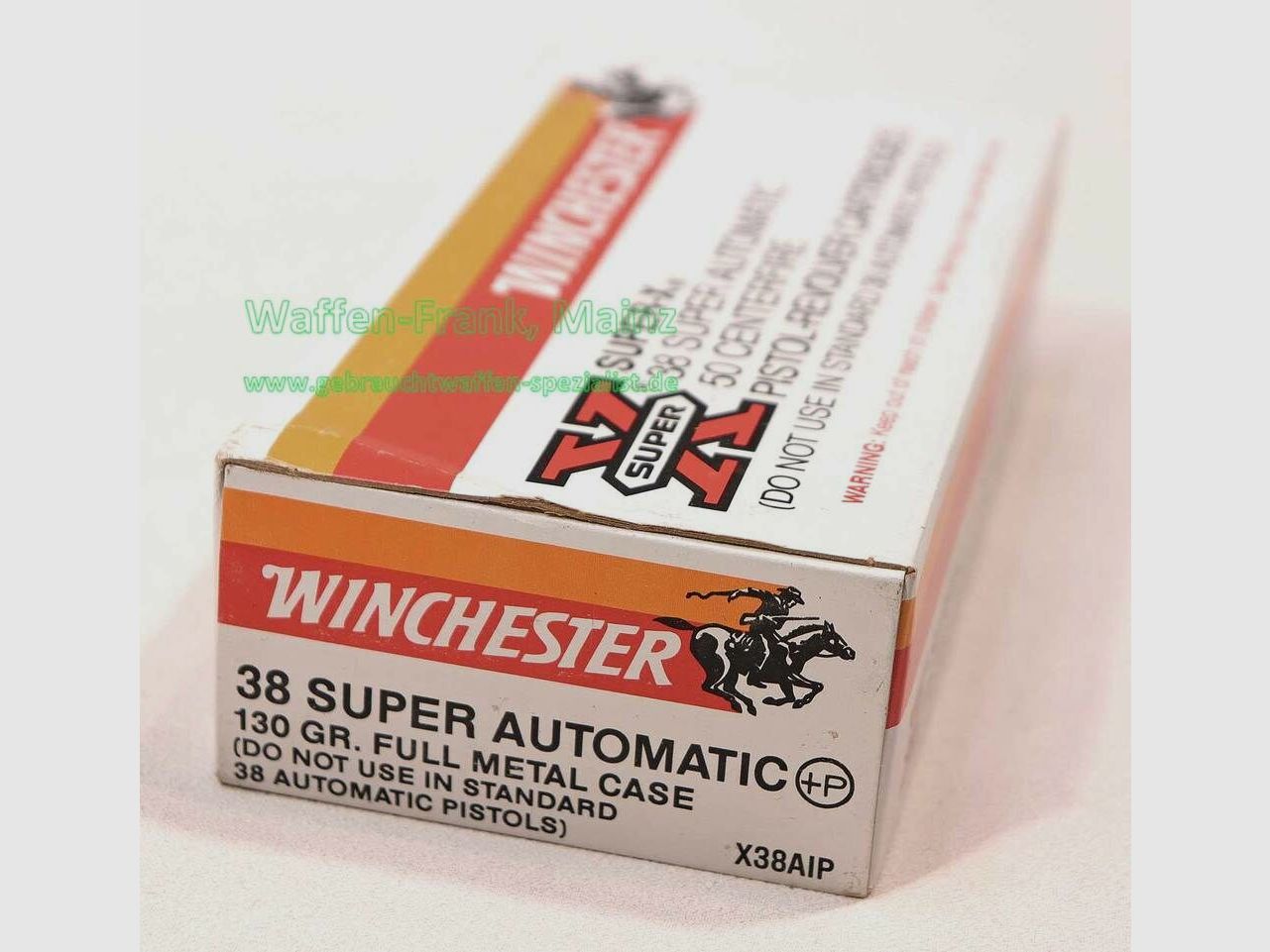 Winchester - USA Pistol cartridges .38 SUPER AUTO (+P)
