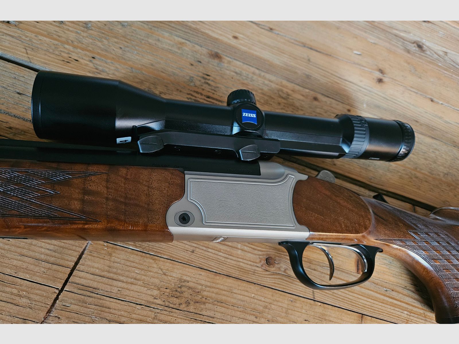 Blaser BBF 95 7x65R 12/70 mit Zeiss Zielfernrohr B95 - no K95 Sauer 202 Mauser M12 98 Heym SR 21 30 .308 .30-06 8x57 IS