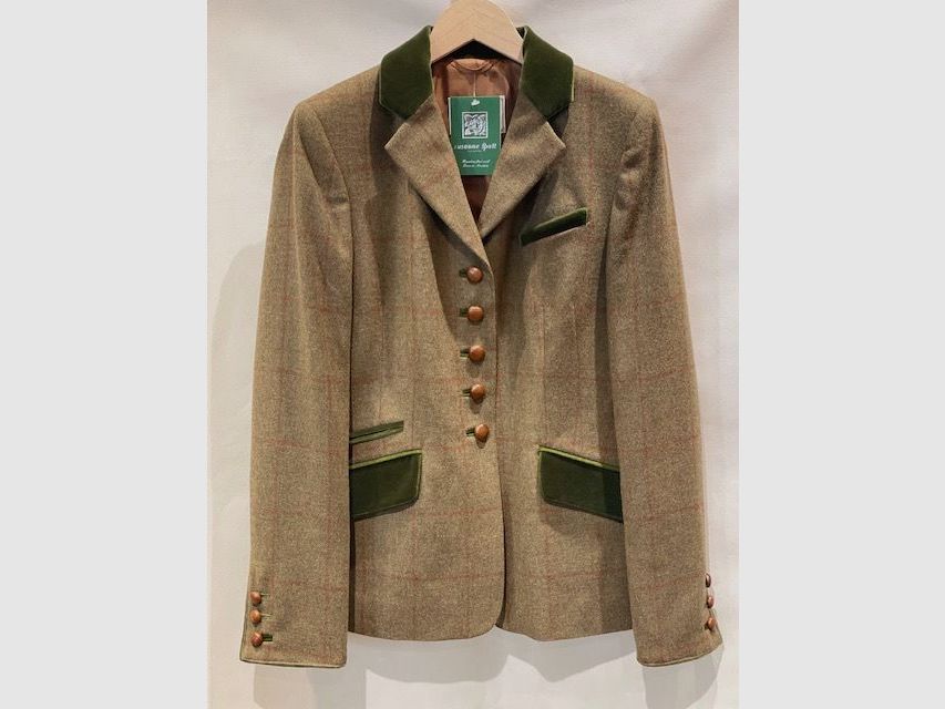 Susanne Spatt Cashmere Jacke Lara Karo Ginger, Bild 1 von 2