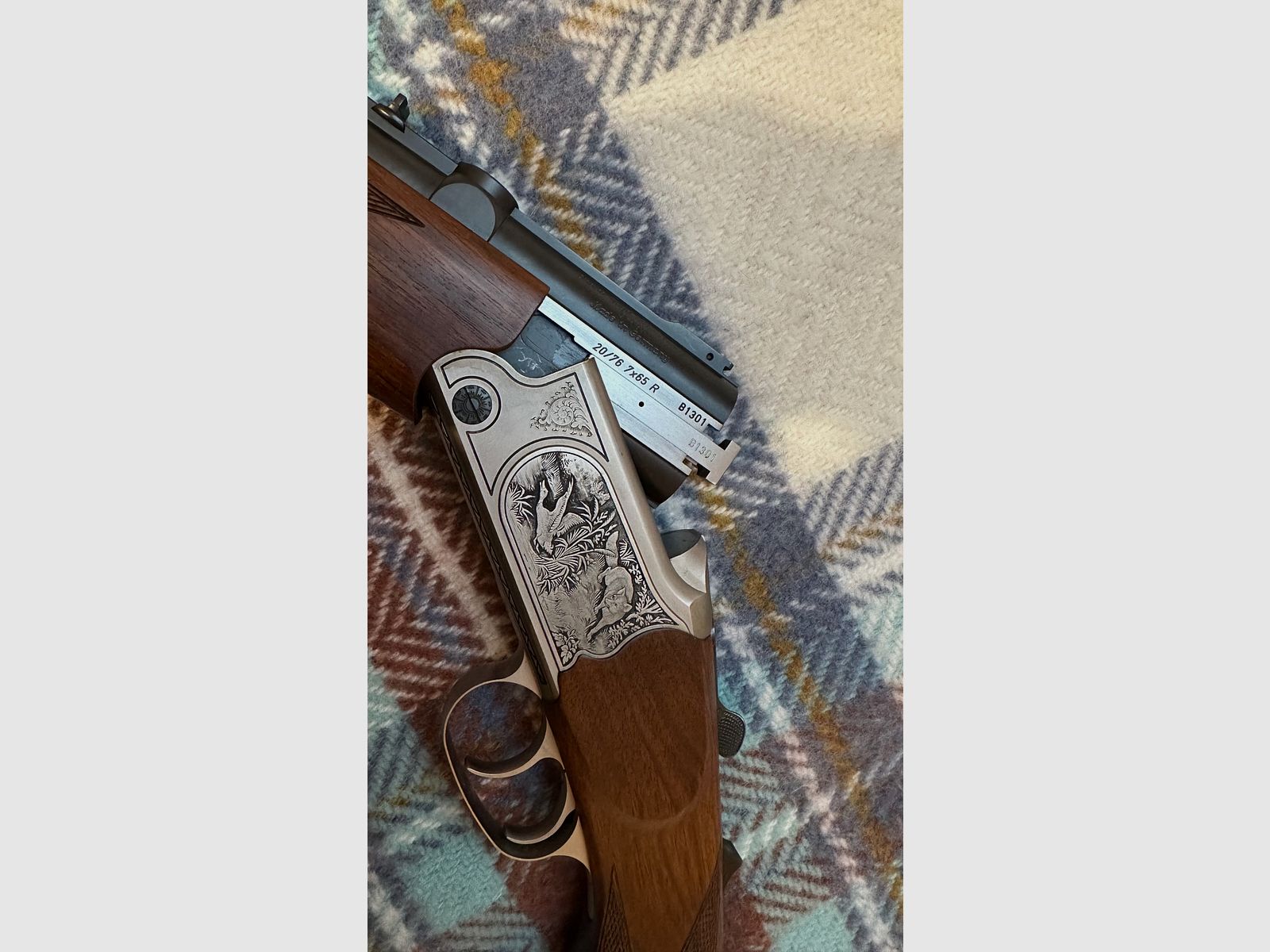 Merkel SLII Simson Bockbüchsflinte thermostabil Handspannung 7x65R 20/76