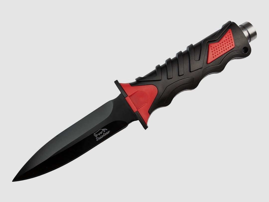 Coltello da immersione N-784A rosso, immagine 1 di 8