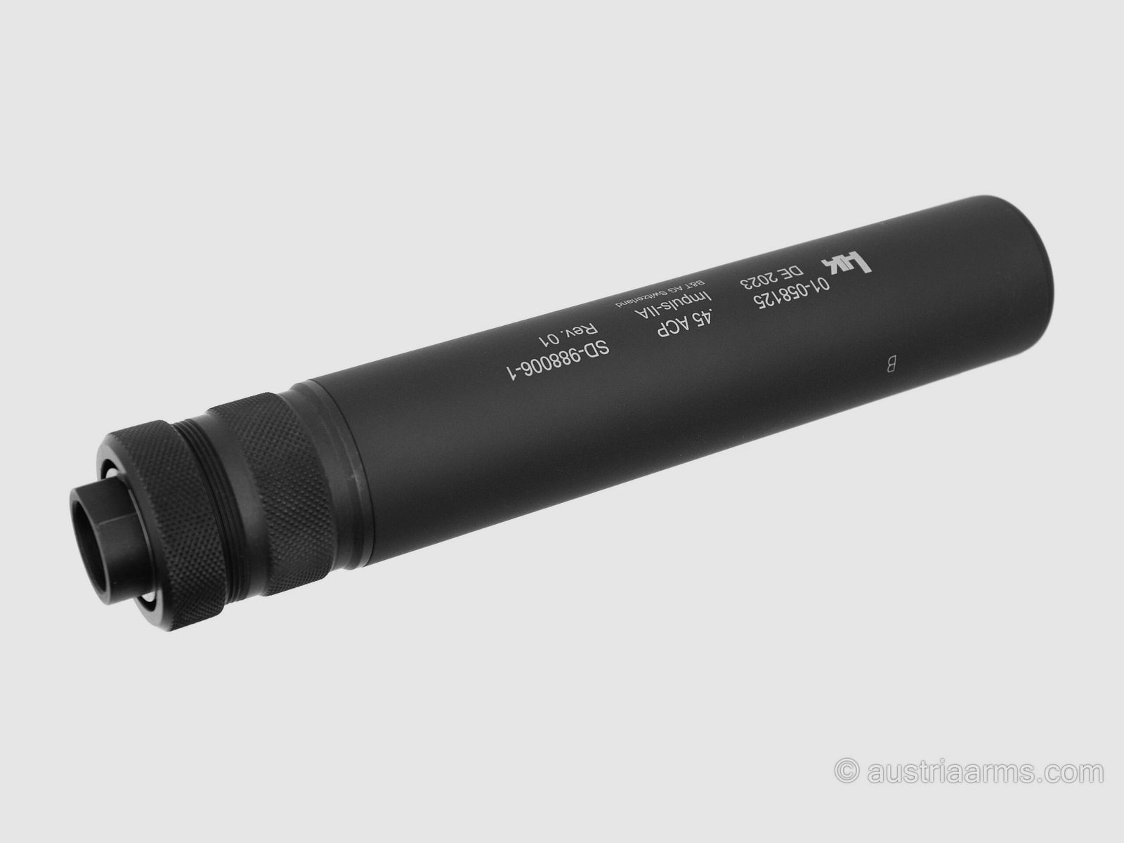 B&T Impuls IIA Silencer .45 ACP – M16x1 – HK USP MK23 / SOCOM, image 3 of 3