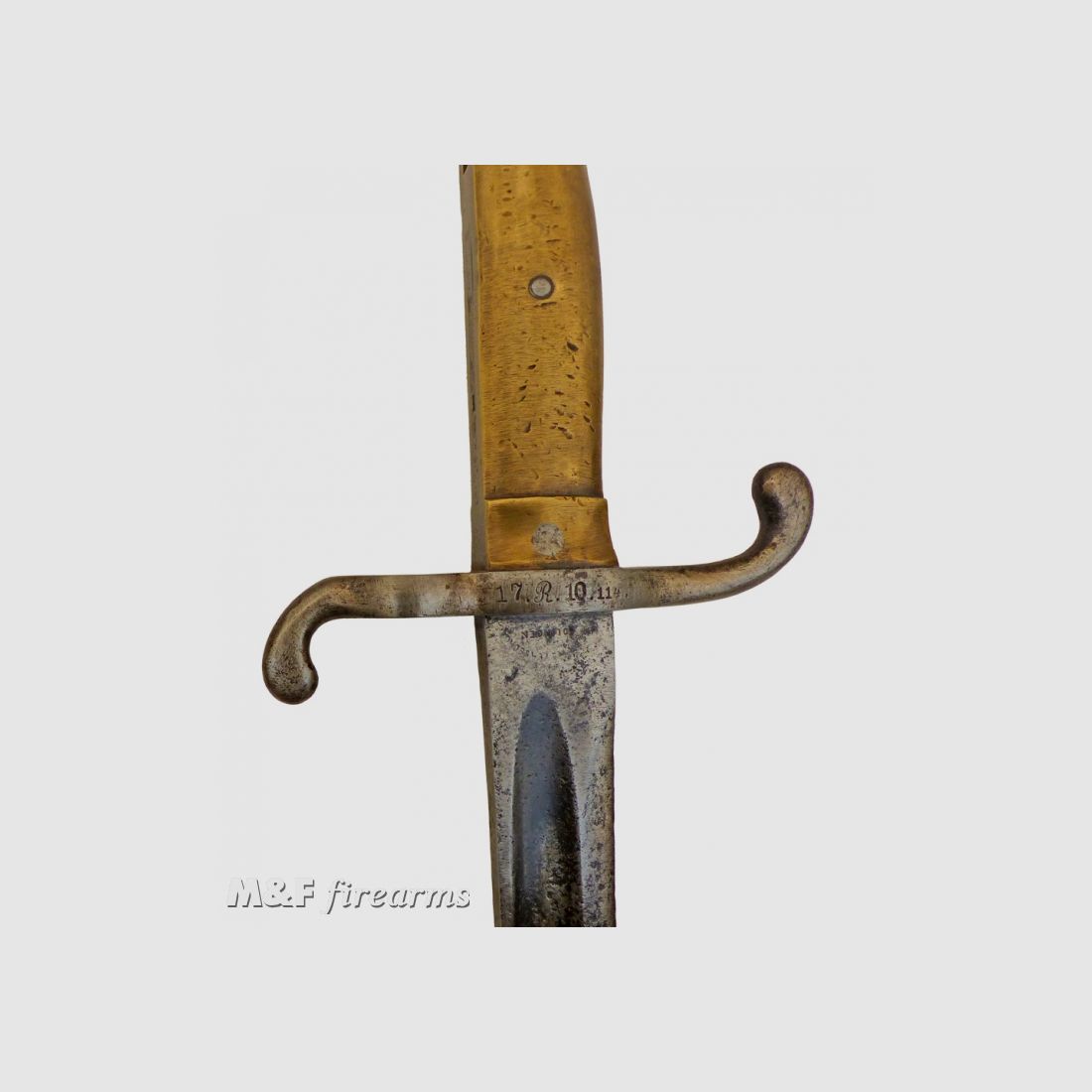 Deutsches (Westfälisches) Bajonett Infanterie-Seitengewehr (SG) M 1871 TS: 17.R.10.114 o/Scheide