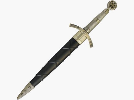 Fantasy dagger Templar with sheath