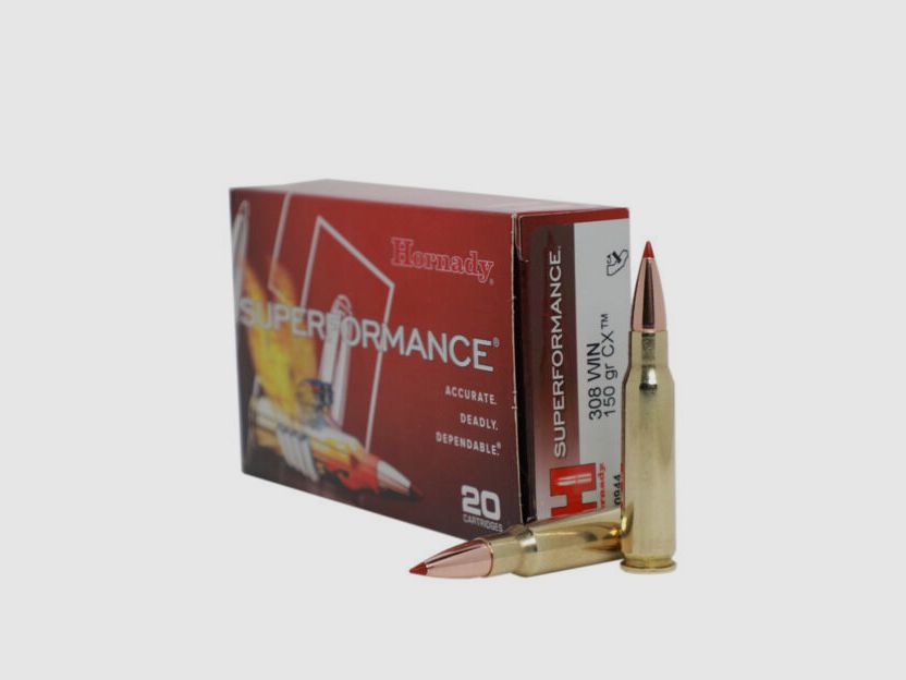 Hornady CX 9,7g/150grs à20 .308 Win.