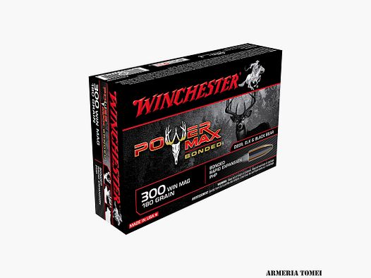 WINCHESTER – 300 WIN MAG 180GR POWER MAX BONDED