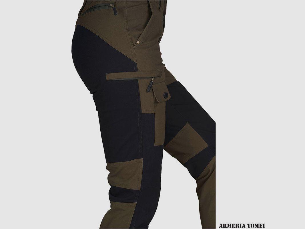 UNIVERS -WOMEN- ELASTICATED LEGEND PANTS GREEN/BLACK, image 6 of 6