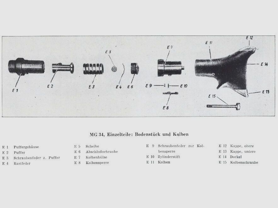1 Wehrmacht Puffer MG34
