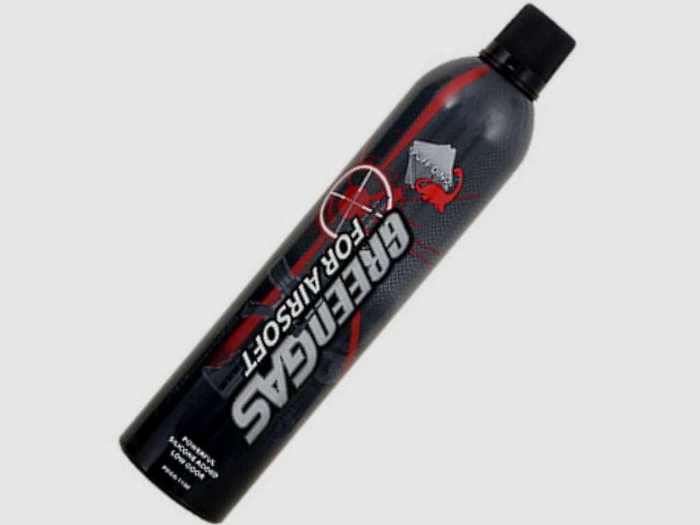 PuffDino Paintball / Airsoft Gas Verde / Gas propulsore con silicone (600ml) 170 psi