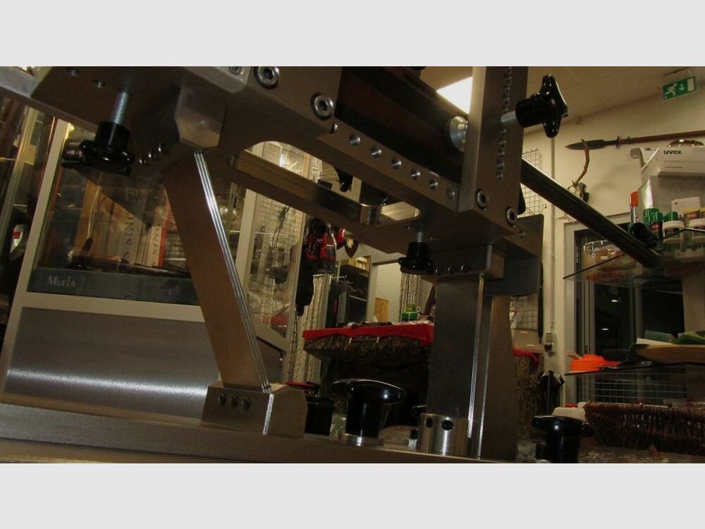 Briol soporte de tiro de acero inoxidable para pruebas de munición, determinación de agrupaciones, .22 LR