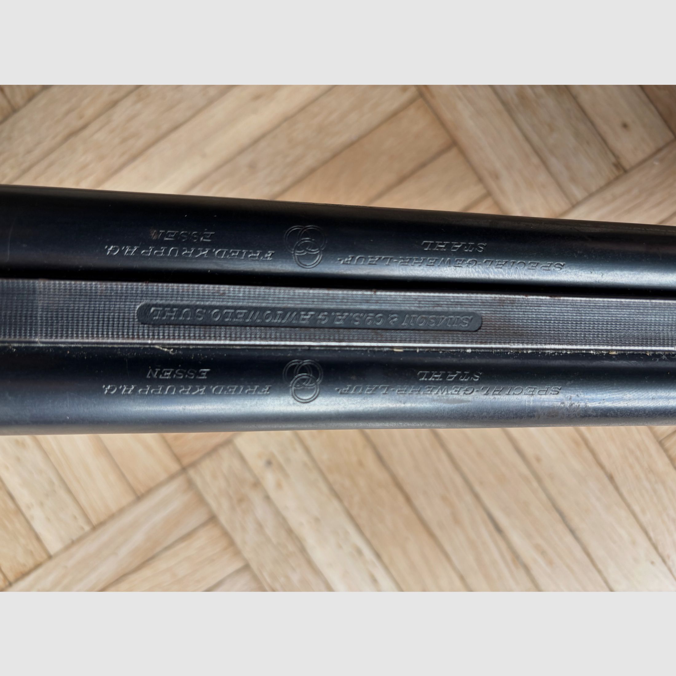 Simson Doppelflinte 16/70 Krupp Spezialgewehr Stahl