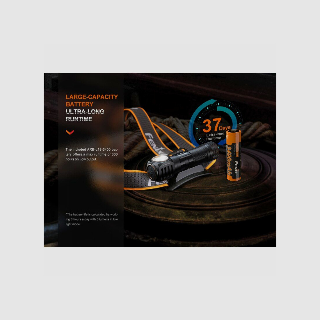 Fenix HM61R V2.0 1600 Lumen headlamp / multifunction light / hunting light