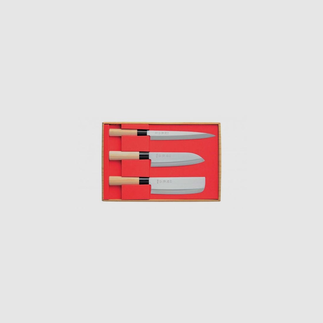Set mit 3 Küchenmessern SEKIRYU - Sashimi / Santoku / Nakiri, Bild 1 von 2