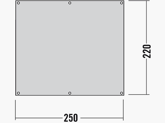 TATONKA Zeltunterlage 250x220
