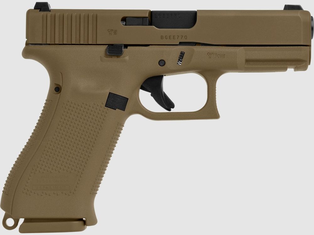 Glock – Pistole / 19X / Coyote / polymer sights / Kal. 9×19, Bild 2 von 4