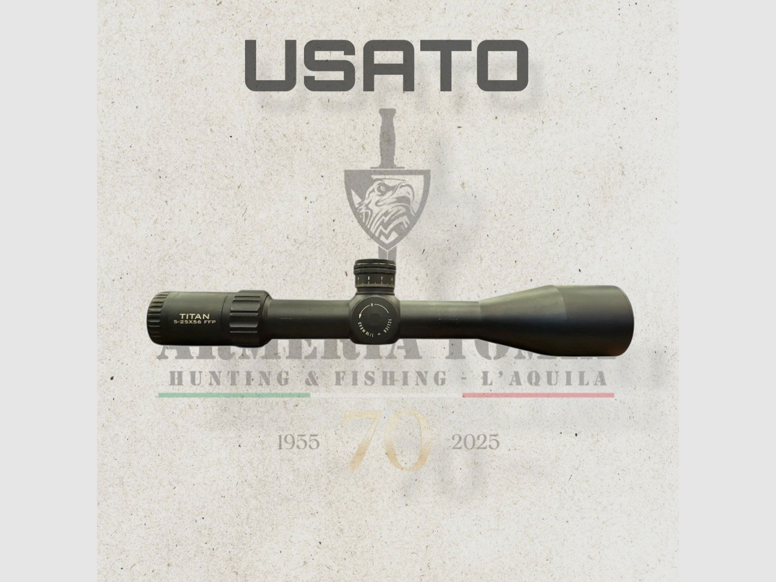 GEBRUIKT – OPTIEK – ELEMENT OPTICS – TITAN 5-25×56 FFP APR-2D MRAD, afbeelding 2 van 5
