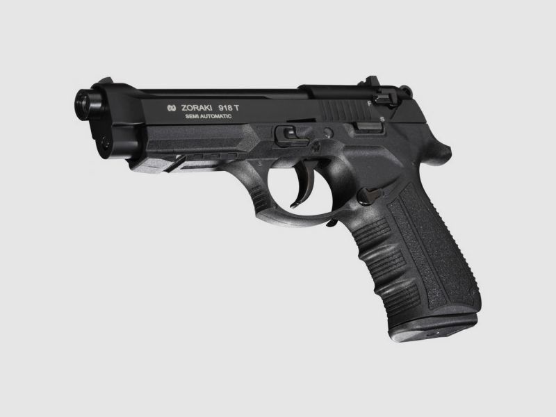 ZORAKI 918-P BLACK - 9MM P.A.K. - BLANK FIRING PISTOL