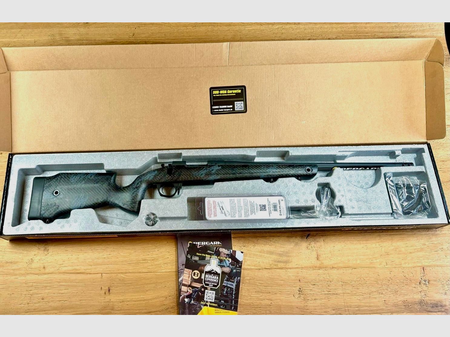 Bergara B14² CREST Carbon - Kal .308Win mit geflutetem Cerakote™ Sniper Grey Lauf