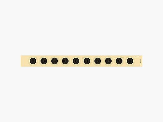 Krüger Druck + Verlag Target Strips Air Rifle 10 Images – 1,000 Pieces
