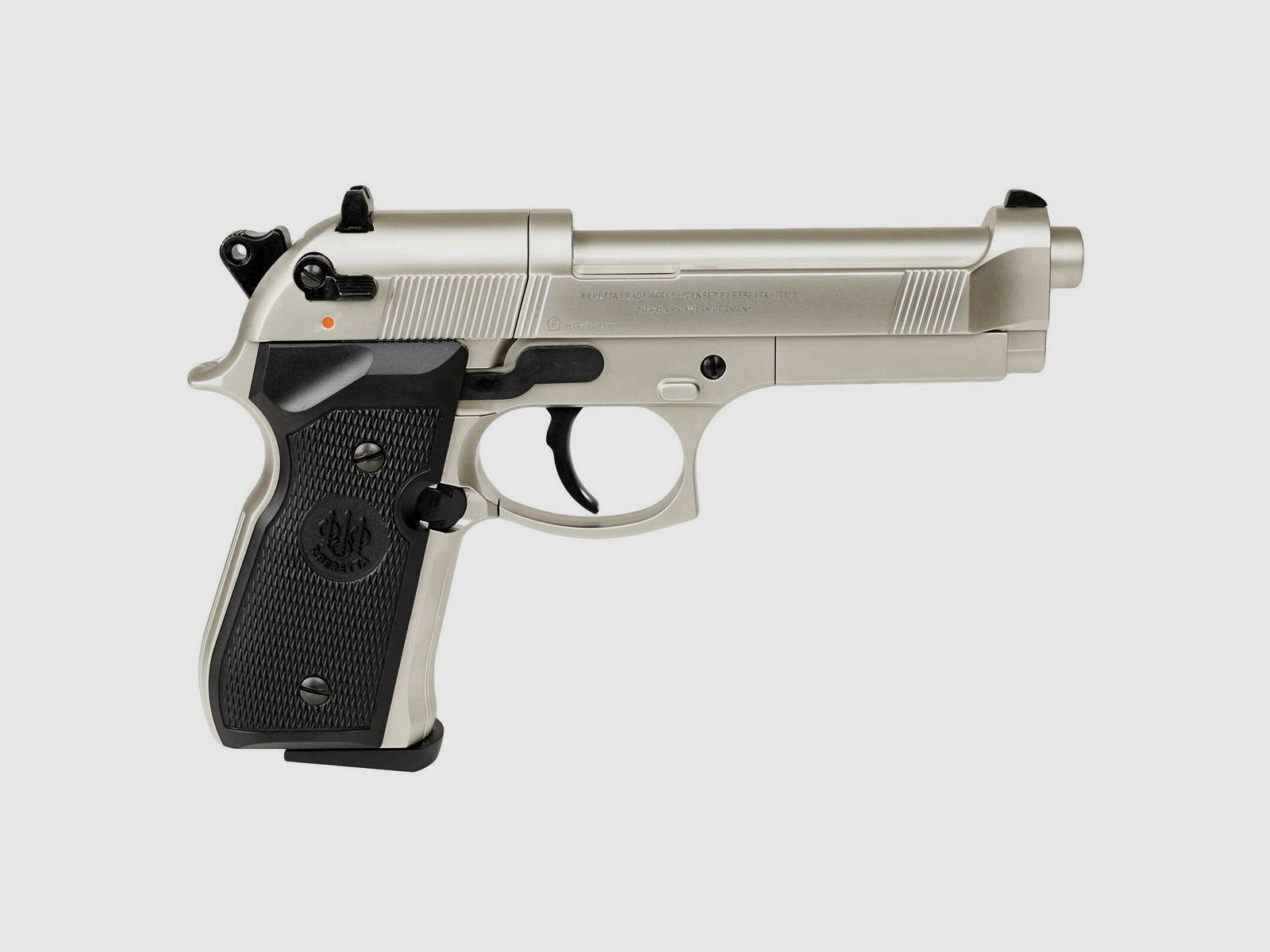 Luftpistolenset Beretta 92 FS 4,5 mm Diabolo Nickel Co2-Pistole (P18)